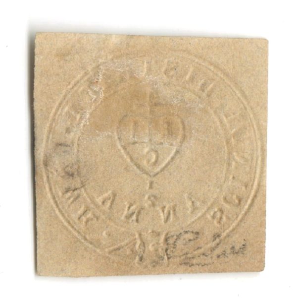 Portuguese India Embossed Postal Stationery Cut Square
